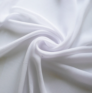 Tissu en Chiffon Uni 100% Léger et Transparent Blanc 50 GSM pour la Confection de Saris, Dupattas, Robes, Vêtements et Coussins - Product Image 3