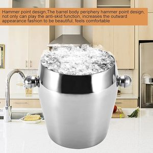 Cubo de Hielo de Acero Inoxidable de Doble Pared de Alta Capacidad para Cerveza, Vino y Champaña, Enfriador para el Hogar, Bar, Fiestas, Venta al por Mayor OEM, Suministro a Granel - Product Image 6
