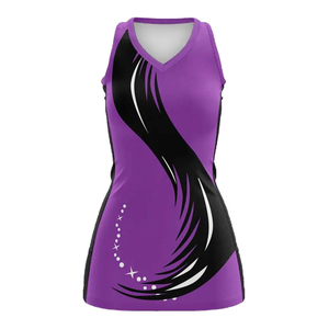 Tenue de netball pour femme, vêtements de sport d'été absorbant la transpiration, uniforme décontracté ajusté pour le fitness - Product Image 6