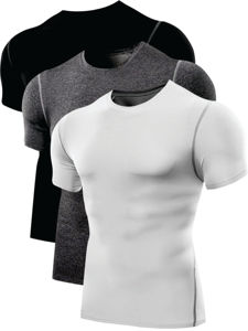 En gros Rashguard court sans Gi de Jiu-Jitsu à manches courtes, unisexe, pour athlètes, anti-UV, 220g, Polyester Spandex, Impression numérique, OEM - Product Image 4