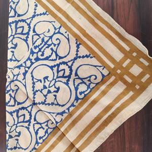 Pañuelo Cuadrado Étnico de Algodón Hecho a Mano Naaz Textile, con Estampado Floral Dibujado a Mano, Juego de Pañuelo para el Cuello, Ideal para el Verano, Suave al Tacto - Product Image 3