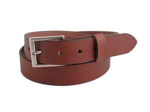 Ceinture pour homme en cuir de vachette écologique, à boucle ardillon, pour soirée, taille personnalisée, durable, avec ardillon carré en acier robuste, imperméable, très vendue - Product Image 6