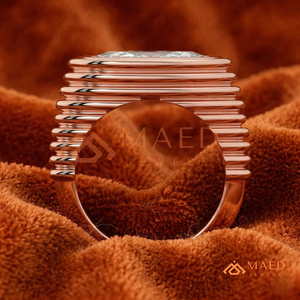 Minimalist Bezel <b>Set</b> Marquise Diamond <b>Ring</b> in <b>Silver</b> Handmade Marquise Shape Diamond <b>Ring</b> in Sterling <b>Silver</b> - Product Image 4