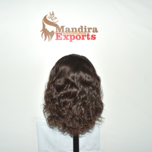 Extensiones de Cabello Humano Indio Remy Virgen Ondulado 100% Natural, Paquetes Crudos Sin Procesar para Peluca HD Lace, Doble Trama Fusion Machine - Product Image 4