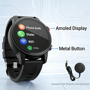นาฬิกาสมาร์ทวอทช์ระบบแอนดรอยด์ รองรับ 4G GPS Tracker  กันน้ำมาตรฐาน IP67  พร้อมฟังก์ชั่นเชื่อมต่อแพลตฟอร์ม  โทรฉุกเฉิน  นำข้อมูลตำแหน่งแบบเรียลไทม์  ดูแลสุขภาพ  และอัปโหลดข้อมูลตำแหน่ง - Product Image 5