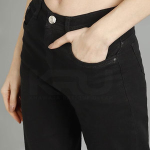 Pantalones Vaqueros Ajustados de Invierno para Mujer, de Primera Calidad, Lavados, con Diseño de Cintura Media, 100% Algodón, para Uso Diario, Cómodos y Duraderos - Product Image 6