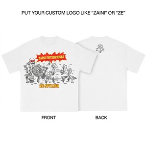 เสื้อยืดผู้ชายเรียบง่าย พรีเมียมคอตตอนเจอร์ซีย์ 180 GSM สีขาว คอกลม สกรีนโลโก้ลายกราฟิกตามสั่ง แขนสั้น ทรงปกติ - Product Image 1