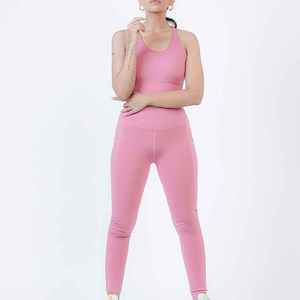 Fall Clothing 2 Piece Set Women Tracksuit Custom Logo Streetwear Sports Bra <b>Jacket</b> and Flare <b>Yoga</b> Pants Set for Women - Product Image 1