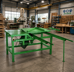 Scie à table FH-1431E, capacité de coupe 3 pouces 0 ° -45 °   Machine à chanfreiner le bois 380 V, style horizontal, haut niveau de sécurité - Product Image 1