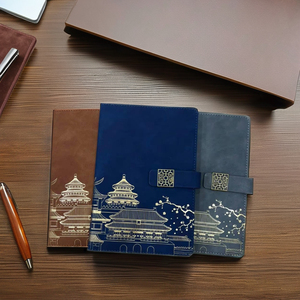 El cuaderno de tapa dura de cuero PU refleja su personalidad única hecha a mano para la organización del pensamiento - Product Image 1