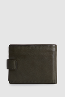 Dompet Pendek Pria Kulit Asli Lipat Vintage Bisnis Mewah Klasik Retro RFID Multi-kartu Lapisan Katun Berkualitas Tinggi