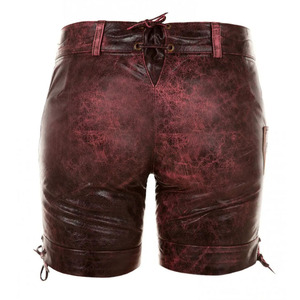 Pantalones Cortos Bávaros Tradicionales para Hombre, Estilo Oktoberfest Alemán, Bordados, Vintage, Marrón, Poliéster, Impermeables, Resistentes al Viento, con Cinturón - Product Image 4