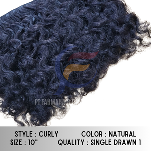 Extensiones de cabello Remy virgen Natural de Indonesia, cutícula alineada suave y brillante, ondas profundas sueltas para estilos rizados Afro y rizos - Product Image 4