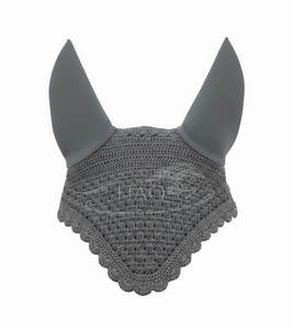 Cache-oreilles anti-mouches pour chevaux en nylon personnalisé, respirant, en maille crochetée, protection équestre avec logo – Vente chaude - Product Image 2