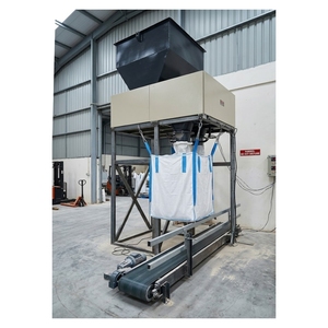 Machine de remplissage automatique de sacs jumbo, système d'emballage de sacs FIBC avec trémie de pesage pour matériaux en vrac, engrais, poudre, granulés - Product Image 1