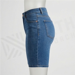 กางเกงขาสั้นเซ็กซี่สำหรับฤดูร้อนสำหรับผู้หญิง เอวต่ำ ผ้ายีนส์ยืด ทรงฮอตแพนท์ สวมใส่สบาย กระชับรูปร่าง สีสันปรับแต่งได้ เหมาะสำหรับชุดเที่ยวคลับ - Product Image 3