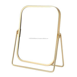 Espejo de tocador de mesa para vestir, espejo de maquillaje de Metal decorativo de lujo más moderno para decoración de mujeres e interiores - Product Image 2