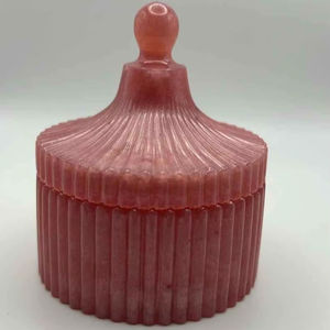 โถเรซิ่นทำมือสุดหรูพร้อมฝาปิด สำหรับเก็บของในครัว ตกแต่งบ้าน ใส่ขนม ชา กาแฟ ของใช้จัดระเบียบ ของขวัญ - Product Image 1