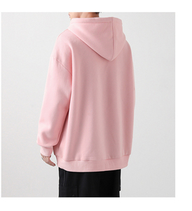 Sweat à capuche oversize tendance unisexe, coupe ample, avec strass, 100 % coton, hiver, personnalisable, haute qualité - Product Image 4