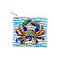 Porte-monnaie perlé fait main, pochette zippée rayée vert et blanc, portefeuille à lettres personnalisé, sacs à main perlés brodés à la main