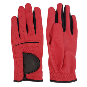 OEM Bulk Custom Golf <b>Gloves</b> Premium Genuine Leather <b>Moisture</b> Wicking Touchscreen Compatible Anti Slip Grip Breathable Unisex - Product Image 1