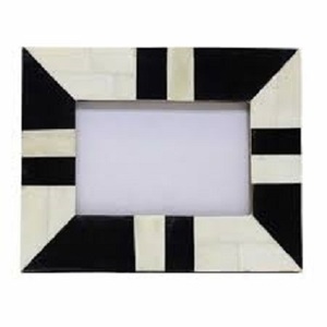 100% Natural Bone Handmade for Fancy Photo <b>Frame</b> with bone Inlay Printing by Indian Artisans Lightweight Vertical Orientation - Product Image 1