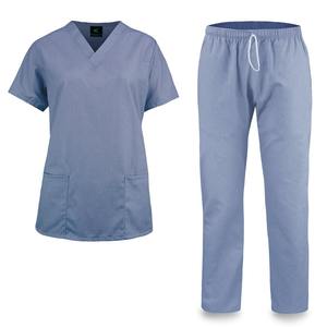 Ensembles de blouses médicales en denim de haute qualité Nersing, coupe ajustée, style jogger, avec options personnalisables pour femmes et uniformes d'hôpital unisexes - Product Image 2