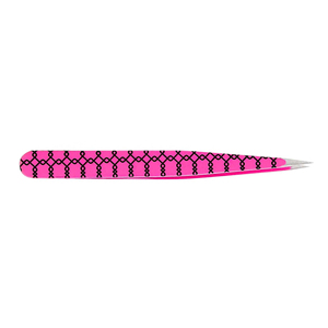 Vente en gros de pinces à cils KAAMIR INSTRUMENTS avec logo personnalisé, en acier inoxydable, pointe lisse à 90 degrés, longueur 10 mm, emballage de précision - Product Image 2