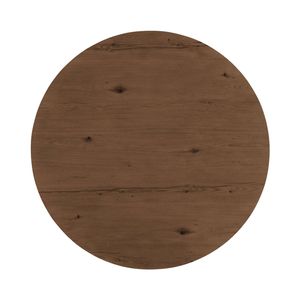 Mesa de centro redonda de madera de teca maciza Noventra, mesa de centro de madera, muebles modernos para sala de estar, colección Hotel Cafe Indonesia - Product Image 6