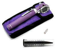 Otoscope électrique miniature en acier inoxydable certifié CE Medivolve MI-60018 pour animaux, batterie amovible, classe I, médecins ORL