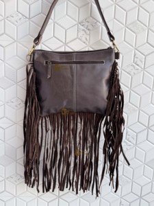 Bolso de cuero con flecos y grabado a mano de diseñador, estilo 2026, de moda, bolso cruzado de piel de vaca para mujer - Product Image 5