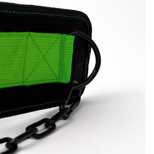 Cinturón de Gimnasio Unisex de Neopreno de 10 mm en Color Negro y Verde con Protección Profesional para Ejercicios de Fitness - Product Image 4