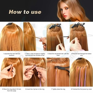 Pinzas de Alta Calidad para Extensiones de Cabello con Micro Anillos, Función de Sujeción, Empaque Personalizado con Logotipo, Mejor Precio, Herramienta de Acero Inoxidable de Grado Quirúrgico - Product Image 5