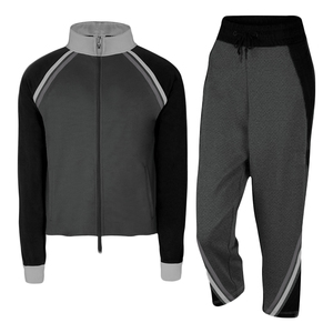 Chándal Deportivo Unisex 2 en 1, Color Sólido, Manga Larga, Cierre con Cordón, Transpirable, Poliéster y Algodón, Ropa de Invierno, Corte Regular - Product Image 4