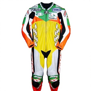 Mono/Traje de moto Pierfrancesco Chili 1Pc de piel de vaca/canguro para motociclista, para pista/conducción, nivel profesional. - Product Image 1