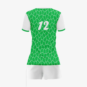 Nouvel arrivage : Tenues de volley-ball personnalisées pour clubs américains – Vêtements de sport imprimés par sublimation, créez votre propre logo, uniformes de volley-ball pour femmes - Product Image 4