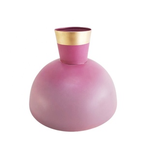 Florero de hierro para decoración del hogar, color amarillo mostaza, maceta de gran tamaño para sala de estar y Mesa, hecho a mano - Product Image 4