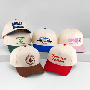 Gorra de Béisbol Bordada Personalizada con Logotipo 3D en Relieve, Unisex, Ajustable, de 6 Paneles, Estilo Urbano, Casual, para Adultos - Product Image 3