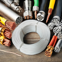 Cables de Compensación para Termopares Industriales, Conductor de Cobre Trenzado, Aislamiento de PTFE, 0.1mm 24 AWG 300V 250C IP20