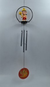 Campana de Viento Hanuman de 90 mm, Material PVC/ABS, Campana Decorativa Moderna para Colgar, Decoración Espiritual Feng Shui para el Hogar, Oficina, Balcón, Jardín - Product Image 3