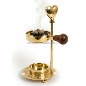 Quemadores de Resina y Latón Ajustables Hechos a Mano con Corazón en la Parte Superior, Suministro al por Mayor - Product Image 6