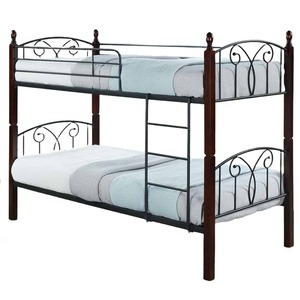 Premium Steel Iron Metal <b>Bunk</b> <b>Bed</b> With Stairs For Student Apartment Bedroom Strong Modern <b>Double</b> Layer - Product Image 5