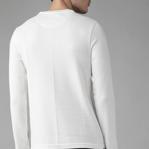 Classic Comfortable <b>Waffle</b> Weave Soft Cotton Everyday Casual Wear T <b>Shirt</b> Soft Stretchable <b>Waffle</b> Fabric Casual Style T <b>Shirt</b> - Product Image 3