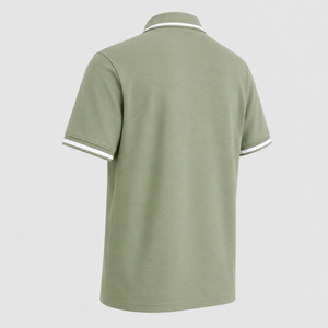Camiseta Formal Personalizada OEM de Cuello Alto, Transpirable, 120 g/m², para Hombre, Manga Corta, Talla Grande, Precio Muy Económico, Venta al Por Mayor - Product Image 5