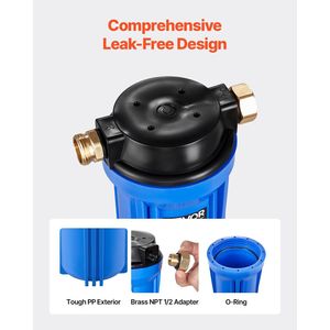 RV Outdoor <b>Water</b> Filtration System Removes Sediments Chlorine Bad Tastes and Odors for <b>Drinking</b>/Washing <b>Water</b> Filter Campers - Product Image 5