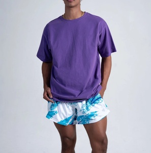 Wholesale Custom Print <b>Men's</b> High Street 100% Polyester Sublimation <b>Shorts</b> <b>5</b> <b>Inch</b> <b>Inseam</b> Two Deep Side Hem Pockets Eco-Friendly - Product Image 6