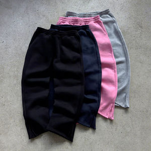 กางเกงวอร์มทรงจ็อกเกอร์ขาบานผ้าเฟรนช์เทอร์รี่แบบย้อมสีเอซิด สไตล์สตรีทแวร์ สำหรับผู้ชาย ใส่ลำลอง - Product Image 4