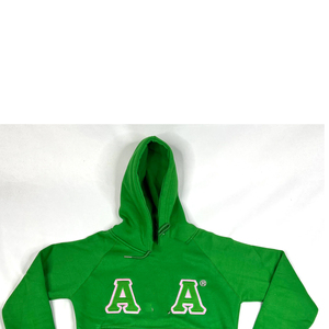 Alpha |   Kapa |   Sweat à capuche Alpha Custom Greek Organization en molleton épais avec lettres en chenille, style universitaire streetwear, unisexe pour hommes et femmes - Product Image 2