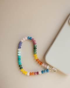 <b>Candy</b> Spectrum Charm Color wave Aesthetic Pastel Orbit Jewelry Dream Rainbow Strap Jellybean Glow Beads Happycore Charm - Product Image 6