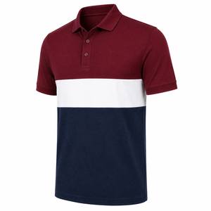 Chemise de golf pour homme, vêtements de sport personnalisés, vente en gros, jersey en polyester/coton, tricot respirant, extensible, séchage rapide, chemise d'équipe de club de golf - Product Image 1